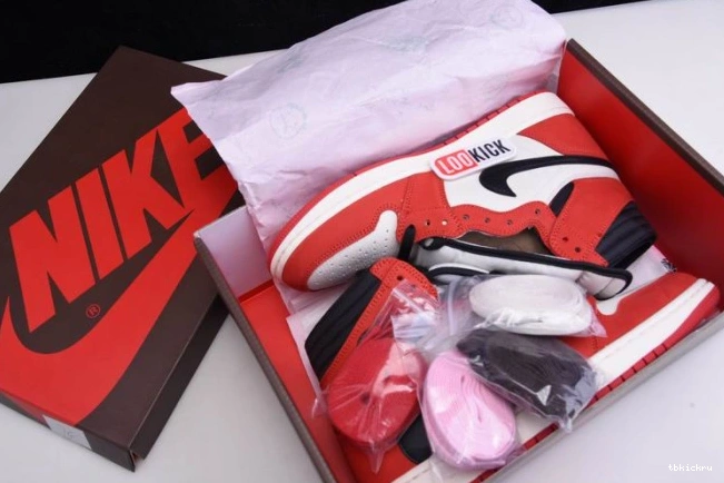 Cheap TBK - JORDAN TRAVIS SCOTT RETRO 100(RED) X AIR HIGH 1 CD4487 OG 0704